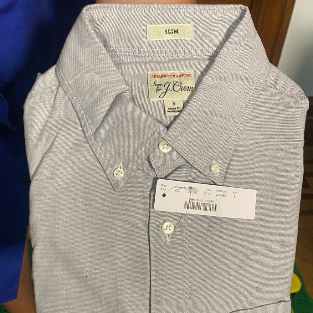 J. Crew Slim Button Down Oxford Shirt SlimS